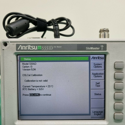 Портативный анализатор кабелей, антенн, АФУ Anritsu S331D